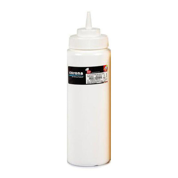 Bora Plastik Geniş Kapaklı Mayonez Şişesi, 950 ml, Beyaz