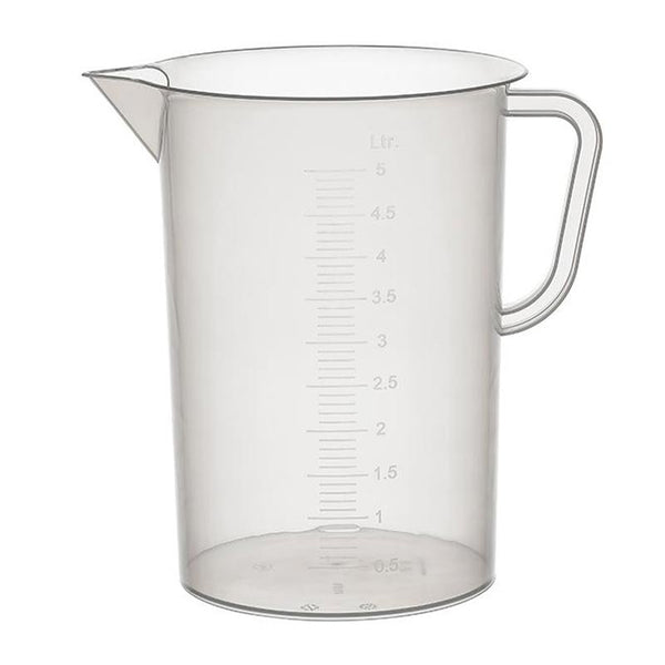 Bora Plastik Ölçü Kabı, 5 L, Şeffaf