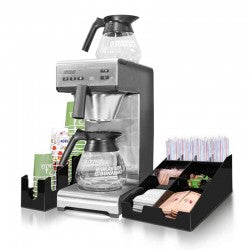 Bravilor Bonamat Matic Filtre Kahve Makinesi + Peçete ve Karıştırıcı Standı + Bardaklık Standı + Peçete ve Karıştırıcı Standı