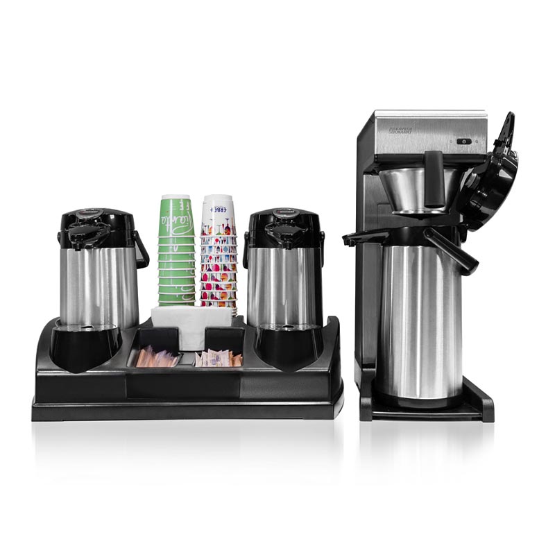Bravilor Bonamat TH Filtre Kahve Makinesi + Airpot Furento Termos + Airpot Station + Bardaklık Standı