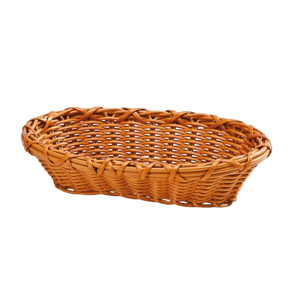 Zicco B-OV-4155 Plastik Oval Ekmek Sepeti, 20x28x7 cm