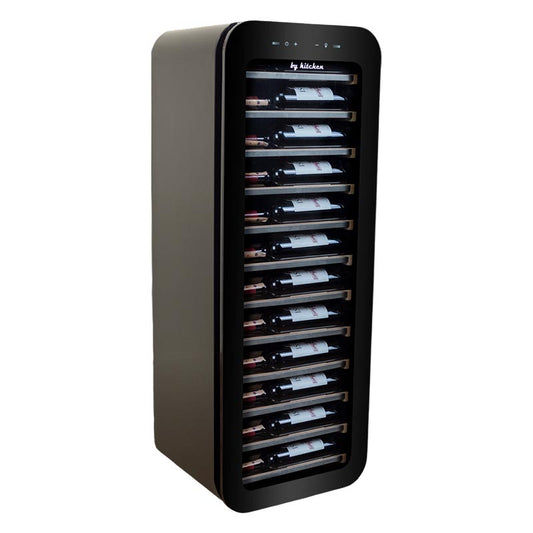 By Kitchen WC-34B1 Kayar Raflı Şarap Dolabı, Siyah