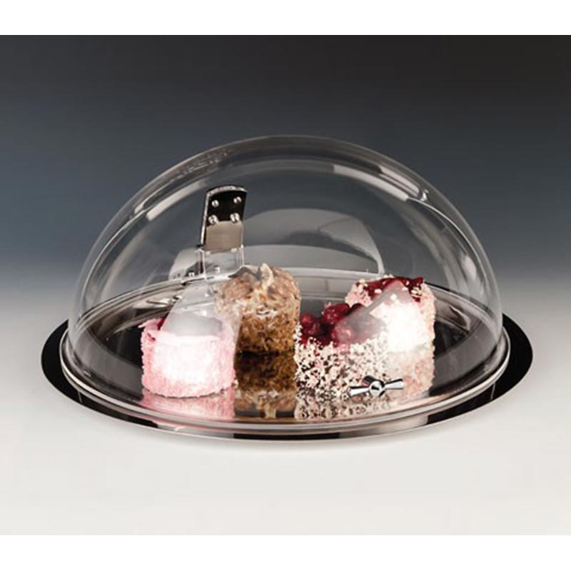 Zicco ZCP-055 Çelik Altlı Sabit Kapaklı Fanus, 49x23 cm