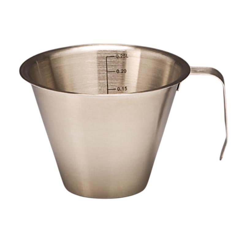 Zicco 3026-2 Çelik Sıvı Ölçek, 250 ml