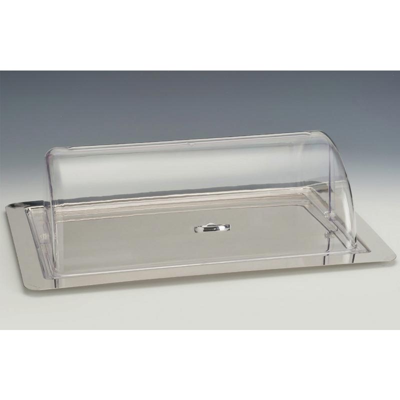 Zicco ZCP-770 Polikarbon Rolltop Kapaklı Çelik Tepsili Muhafaza Kabı, GN 1/1, 62x42 cm