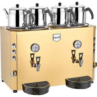 Jumbo Tea Machine with 4 Teapots 46 lt