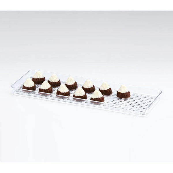 Zicco ZCP-460 Polikarbon Çikolata Teşhir Tepsisi, 10x30 cm