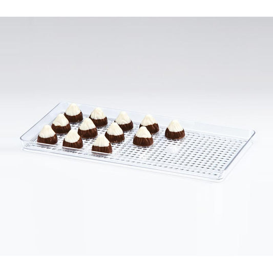 Zicco ZCP-461 Polikarbon Çikolata Teşhir Tepsisi, 15x30 cm