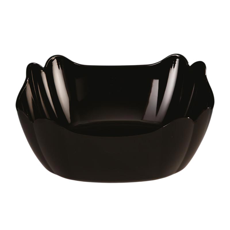 Zicco ZCP-335 Polikarbon Derin Teşhir Kasesi, 31x31 cm, Siyah