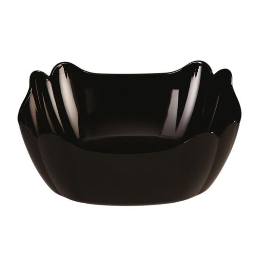 Zicco ZCP-335 Polikarbon Derin Teşhir Kasesi, 31x31 cm, Siyah