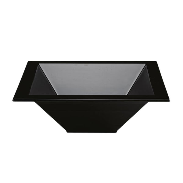 Zicco ZCP-471 Polikarbon Teşhir Kasesi, 44.5x44.5x15.5 cm, Siyah