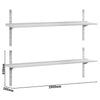 Duvar Rafı ECO - 2000x300mm - 2 Katlı