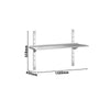 Duvar Rafı PREMIUM - 1400x400mm - Tek Katlı