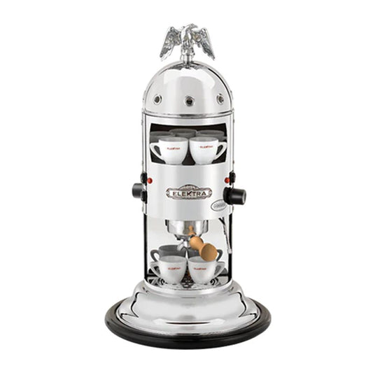Elektra Micro Mini Verticale S1 Yarı Otomatik Espresso Kahve Makinesi, Krom