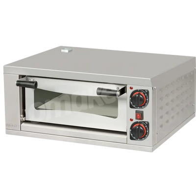 Omake Elektrikli Pizza Fırını 1xØ39 Cm Kapasiteli 1 Katlı 40x40 Manuel
