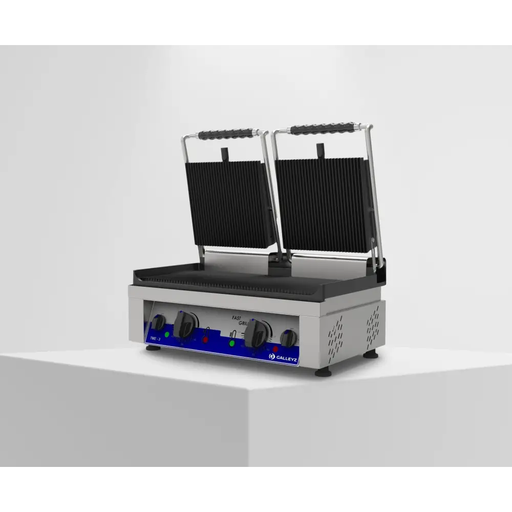 Elektrikli Sanayi Tipi Tost Makinesi Çift Kapaklı 24 Dilim