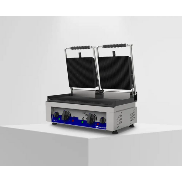 Elektrikli Sanayi Tipi Tost Makinesi Çift Kapaklı 24 Dilim