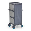 Fantom Procart 212 3 Katlı Brandalı Kapalı Servis Arabası, 200 kg Kapasitesi
