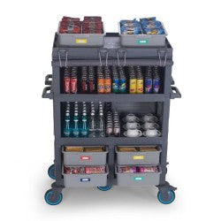 Fantom Procart 279 4 Katlı Kapalı Brandalı Servis Arabası, 4 Çekmeceli