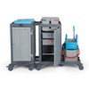 Fantom Procart 3347SP Çekmeceli Temizlik Arabası, Kova Takımlı