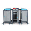 Fantom Procart 3352SP 3 Dolaplı Temizlik Arabası, Çöp Bölmeli