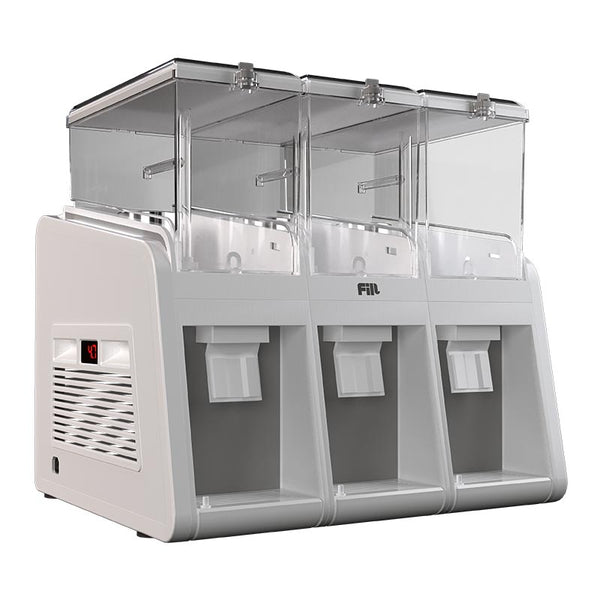 Fill Classic C3-G1 Fıskiyeli Soğuk İçecek Dispenseri, 3x19 L, Beyaz Gri