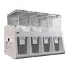 Fill Classic C4-G1 Fıskiyeli Soğuk İçecek Dispenseri, 4x19 L, Beyaz Gri