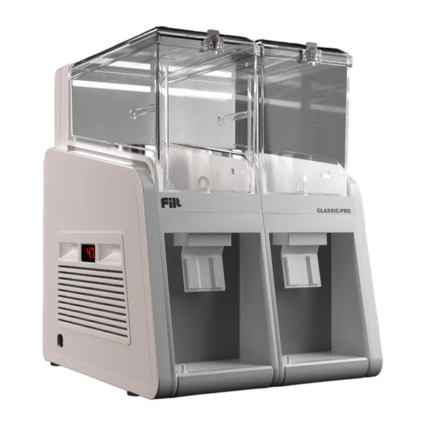 Fill Classic Pro P2-G1 Fıskiyeli Soğuk İçecek Dispenseri, 2x19 L, Beyaz Gri