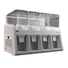 Fill Classic Pro P4-G1 Fıskiyeli Soğuk İçecek Dispenseri, 4x19 L, Beyaz Gri