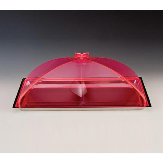 Zicco ZCP-392 Çelik Altlı Akrilik Kapaklı Muhafaza Kabı, 40x29 cm, Pembe