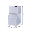 Iceinox 250 Kg Buz Makinesi Hazne Dahil