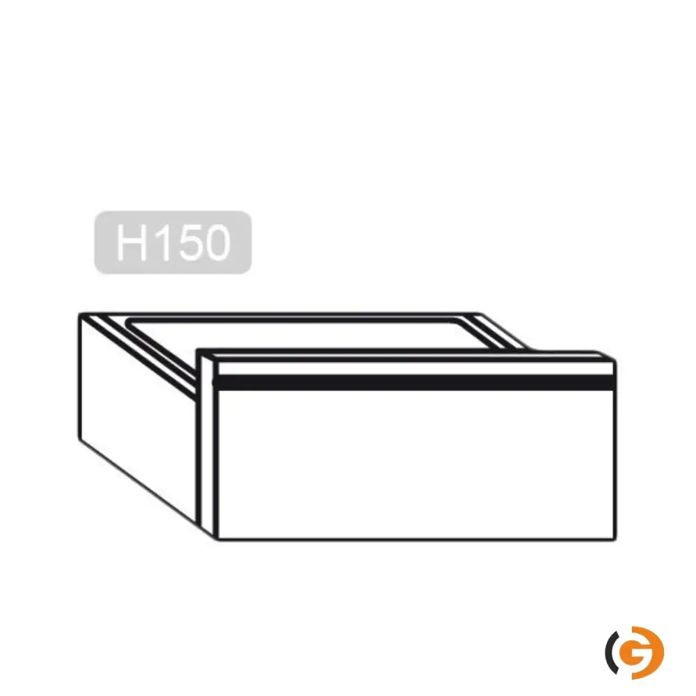 5 raflı alt yapı modülü - 450x560mm - GN & EN için uygun