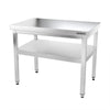 Galleyz Çalışma Tezgahı - Paslanmaz Çelik - PREMIUM - 1000x800mm - Alt Raflı