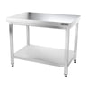 Galleyz Çalışma Tezgahı - Paslanmaz Çelik - PREMIUM - 1000x800mm - Alt Raflı