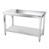 Galleyz Çalışma Tezgahı - Paslanmaz Çelik - PREMIUM - 1400x800mm - Alt Raflı