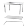 Galleyz Çalışma Tezgahı - Paslanmaz Çelik - PREMIUM - 1600x700mm - Alt Raflı, Destekli