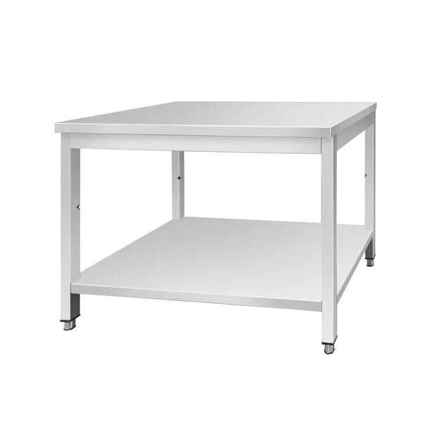 Galleyz Paslanmaz çelik çalışma masası ECO - 1200x700mm - sırtsız tabanlı