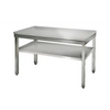Galleyz Paslanmaz Çelik Çalışma tezgahı ECO - 1200x700mm- Sırtsız alt raflı