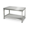 Galleyz Paslanmaz Çelik Çalışma tezgahı ECO - 1200x700mm- Sırtsız alt raflı