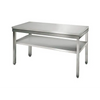 Galleyz Paslanmaz Çelik Çalışma Tezgahı ECO - 1400x700mm - Alt Raflı, Sırtsız
