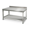 Galleyz Paslanmaz Çelik Çalışma Tezgahı - ECO -1500x700mm - sırtsız alt raflı
