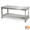 Galleyz Paslanmaz Çelik Çalışma tezgahı ECO - 2000x600mm- Sırtsız alt raflı