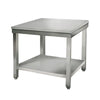 Galleyz Paslanmaz Çelik Çalışma tezgahı ECO - 600x700mm - Alt Raflı, Sırtsız