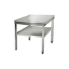Galleyz Paslanmaz Çelik Çalışma tezgahı ECO - 700x700mm- Sırtsız alt raflı