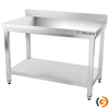 Galleyz Paslanmaz Çelik Çalışma Tezgahı - PREMIUM- 1200x600mm - Alt Raflı