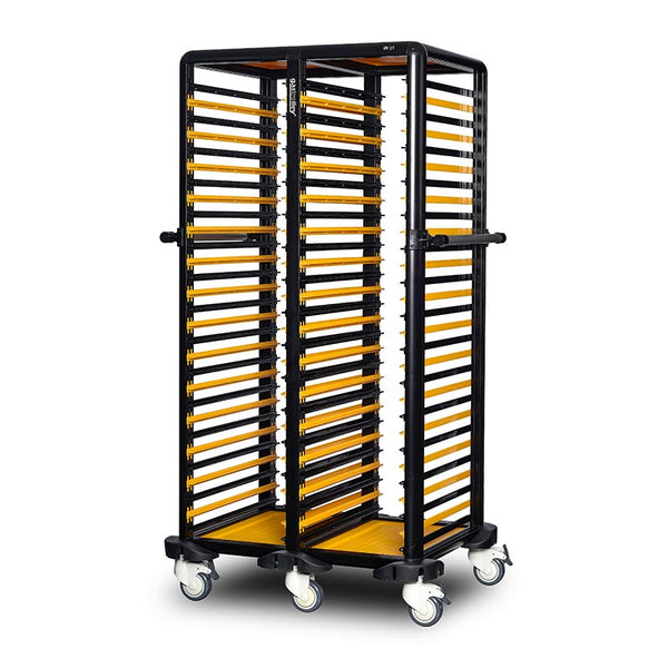 Gastrolley 150 İkili Gastronorm Küvet Taşıma Arabası, Etrafı Açık, 93x71x174 cm