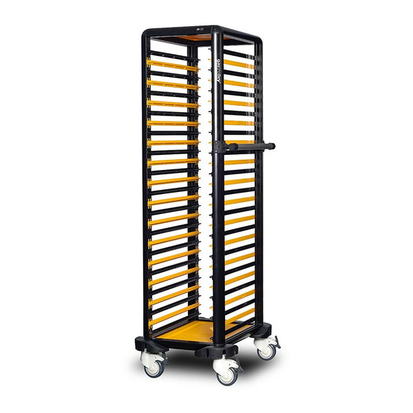 Gastrolley 150 Tekli Gastronorm Küvet Taşıma Arabası, Etrafı Açık, 53x71x174 cm