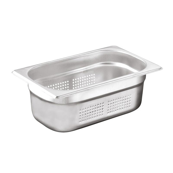 Öztiryakiler Delikli Gastronorm Küvet, GN 1/4, 26.5x16.2x20cm