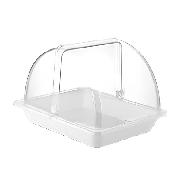 GastroPlast GN 1/2 Menteşeli Polikarbon Fanus, 325x265 mm, Şeffaf