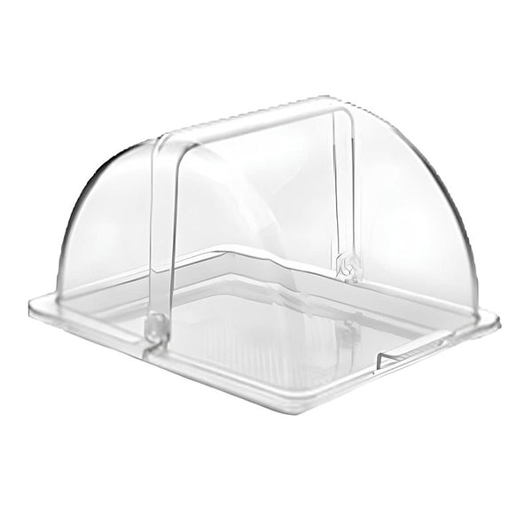 GastroPlast GN 1/2 Menteşeli Polikarbon Fanus, 325x265 mm, Şeffaf